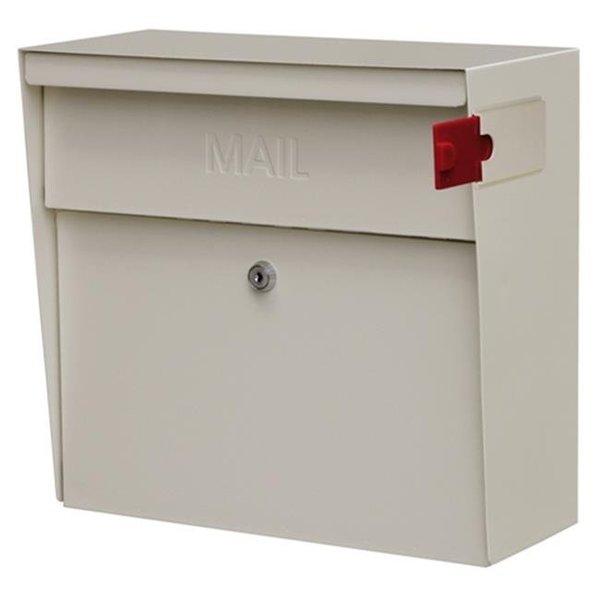 Mail Boss Mail Boss 7163 Metro Wall Mount Locking Mail Boss White 7163